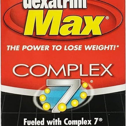 Dexatrim Max Complex 7, Advanced Dual-Action Fat Burn & Appetite Support Capsules, 60-Count Bottle