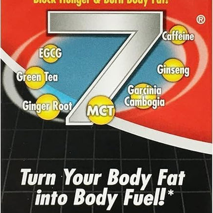 Dexatrim Max Complex 7, Advanced Dual-Action Fat Burn & Appetite Support Capsules, 60-Count Bottle