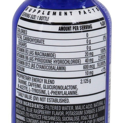 Supplement bottle with label on a white background