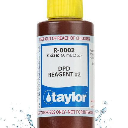 Taylor Technologies Taylor Tech R-0002-C No.2 Reagent DPD Liquid for Swimming Pool, 2-Ounce, As Shown