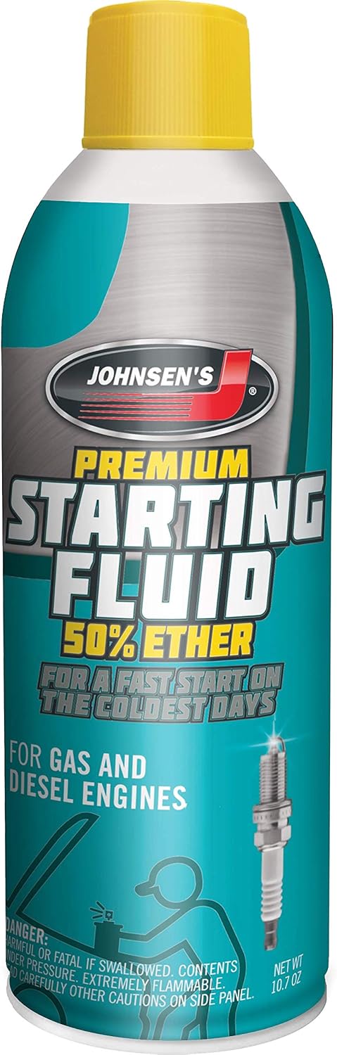 Johnsen's 6752-12PK Premium Starting Fluid - 10.7 oz., (Pack of 12)