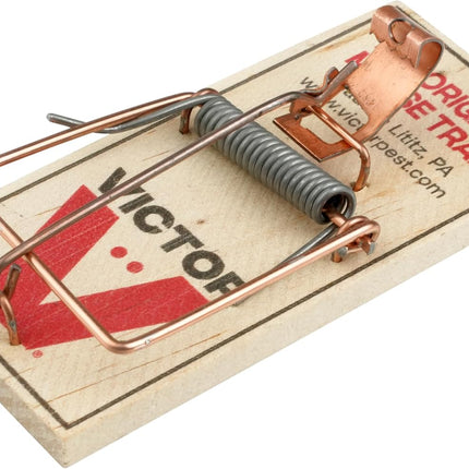 Victor Mouse Traps M150-12, Metal Pedal, Sustainably Sourced FSC Wood, Wooden Mouse Traps - Pack of 12 traps