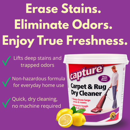 Capture Carpet Dry Cleaner Powder - 2.5 lbs.