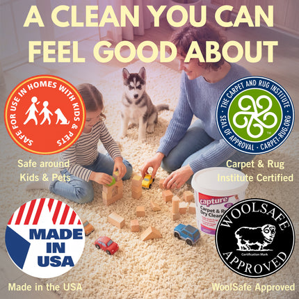 Capture Carpet Dry Cleaner Powder - 2.5 lbs.