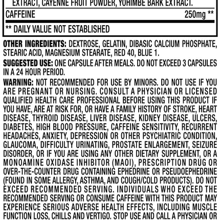 Stacker 2 Black Jax Capsules 20‑Ct, Ephedra-Free Extreme Energy & Focus Herbal Supplement