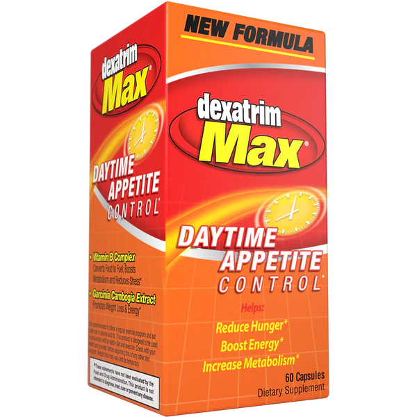 Dexatrim Max Daytime Appetite Control, 60-Count Bottle, Ephedra-Free Dual-Action Weight & Energy Support